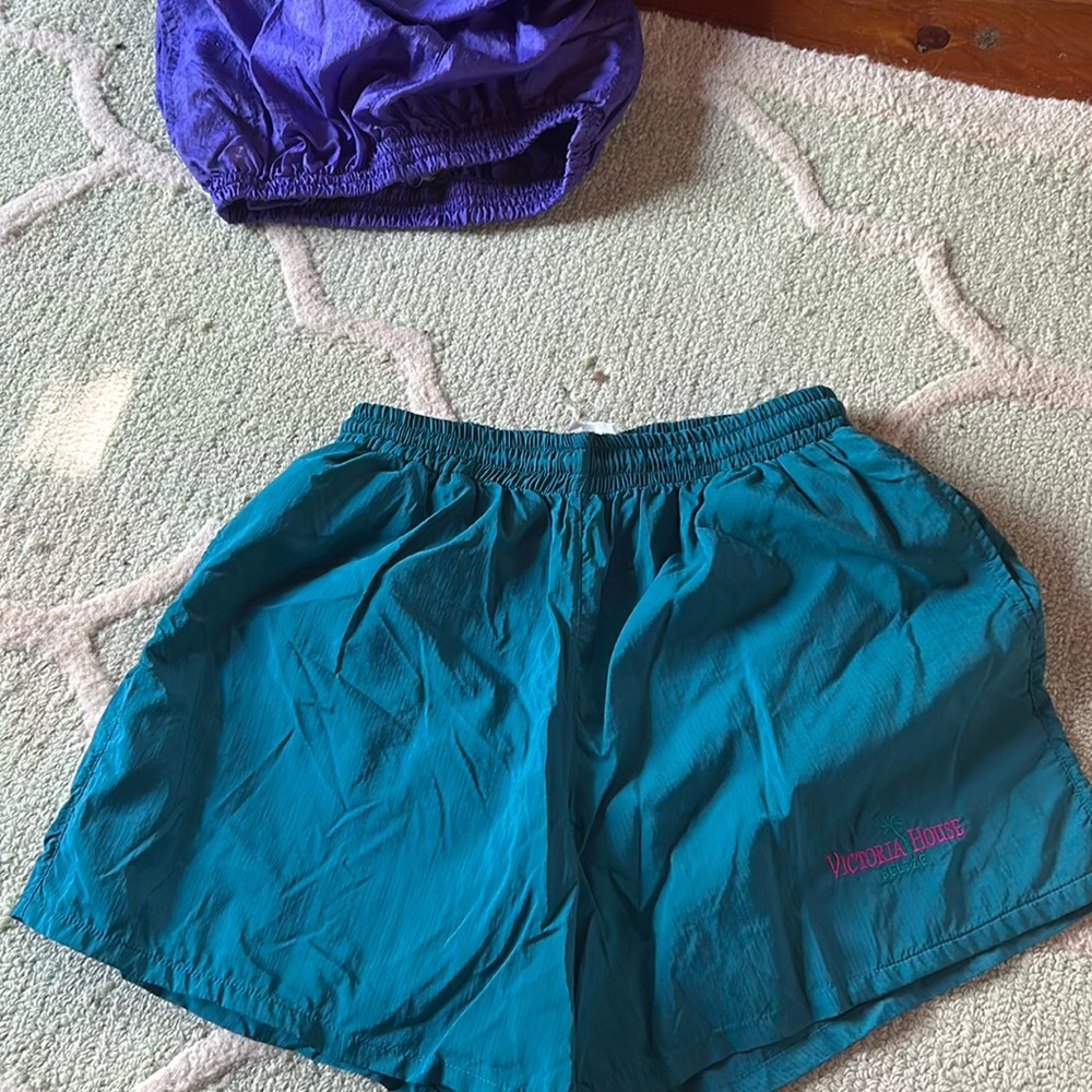 dark teal athletic shorts